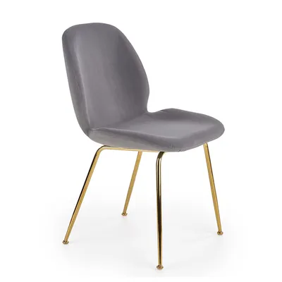 Produktbild von Halmar Essensstuhl K381 - grau / gold