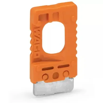Produktbild von Wago 2002-401, Anschlussblocktrenner, 100 Stück(e), Orange, 0,62 g