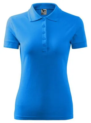 Image de Malfini - Polo pour femmes, piqué PP9987 (S) (bleu tuba)