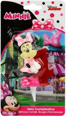 Produktbild von Micky Maus-Kerze Geburtstagskerze Zahl 4