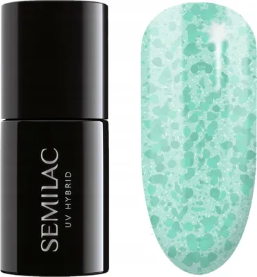 Immagine prodotto di Smalto ibrido UV Semilac 495 Mint Glacier 7ml