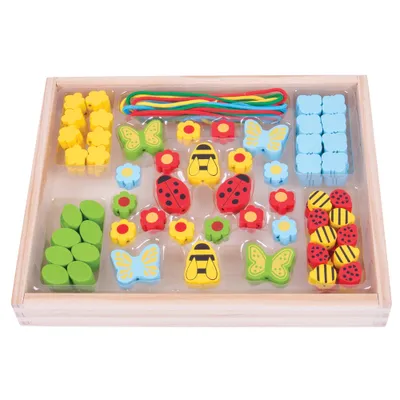 Produktbild von Bigjigs Toys Aufreihperlen Wiese