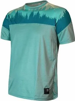 Immagine prodotto di T-shirt Sensor Coolmax (fibre di poliestere) Impress uomo corto menta modello alberi Taglia XL 22100029-03