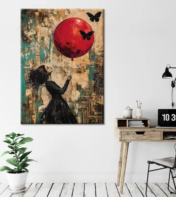 Immagine prodotto di Wallity, WY433 (50 x 70), tela decorativa, multicolore, cotone, 50 x 70 cm