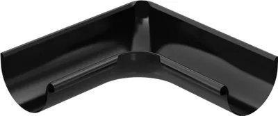 Produktbild von BRYZA Innen-Rinnenwinkel verzinkt Ø 150 mm, Schwarz RAL 9005