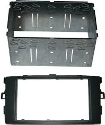 Imagen del producto de Adaptador de radio 2 DIN + marco para Toyota Auris...