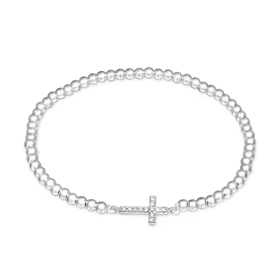 Produktbild von Kreuz Armband mit Perlen