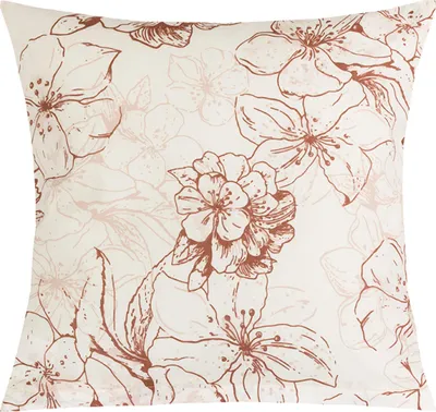 Obrázek produktu pro Povláček bavlněný - 40x40 cm - Vínová,Bílá
