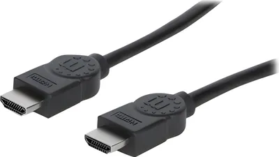 Obrázok produktu pre Manhattan 308816, 1 m, Typ HDMI (štandard), Typ HDMI (štandard), 3D kompatibilita, 10,2 Gbit/s, Čierna