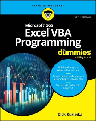 Produktbild von Microsoft 365 Excel VBA Programming for Dummies