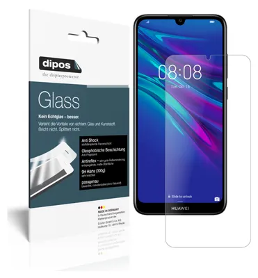 Zdjęcie produktu dla 2x folia ochronna do Huawei Y6 Pro (2019) matowa - folia antywstrząsowa 9H dipos Glass szkło plastikowe