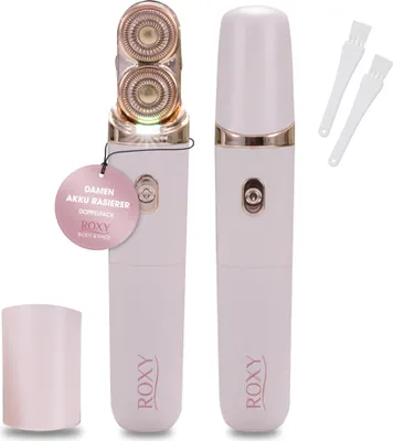 Produktbild von Roxy Body & Face - Velform Damen Akku Rasierer - 2 Stk.