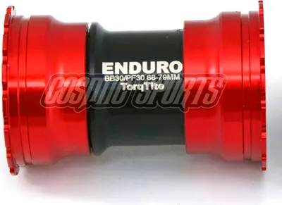 Produktbild von Enduro Bearings Angular Contact Stainless Steel TorqTite Innenlager, PF30, 30mm, red (BKS-0130)