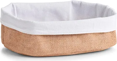 Immagine prodotto di Cestino per pane in juta e cotone, 26 x 18 cm