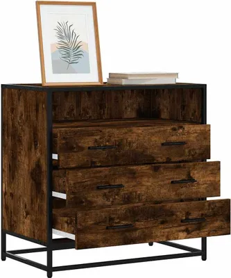 Produktbild von Schubladenschrank Räuchereiche 70x41x70 cm Holzwerkstoff