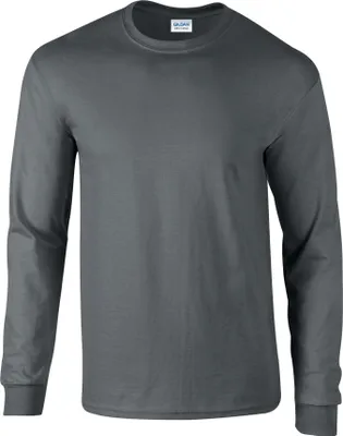 Produktbild von Gildan - "Ultra" T-Shirt für Herren/Damen Uni Langärmlig PC6430 (L) (Holzkohle)