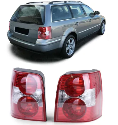 Für VW Passat Variant 3BG B5 ab 2000-2005 Rückleuchten Links + Rechts in Rot in der Farbe Rot von Carparts-Online GmbH