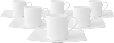 Produktbild von Villeroy & Boch Modern Grace Kaffeetasse mit Untertasse 170 ml 6er Set