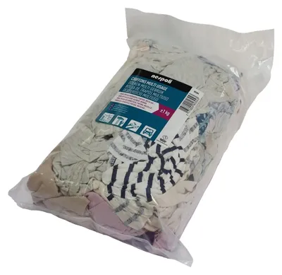Reinigungstücher 1 kg, Mehrfarbig, 40 x 20 cm
