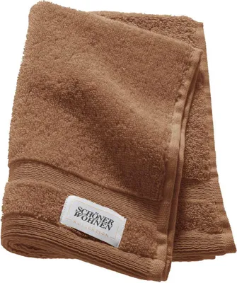 Produktbild von SCHÖNER WOHNEN-Kollektion Gästehandtuch CUDDLY Schlamm 30 x 50 cm