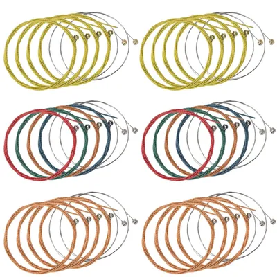 Image de Set de 6 cordes de rechange pour guitare acoustique