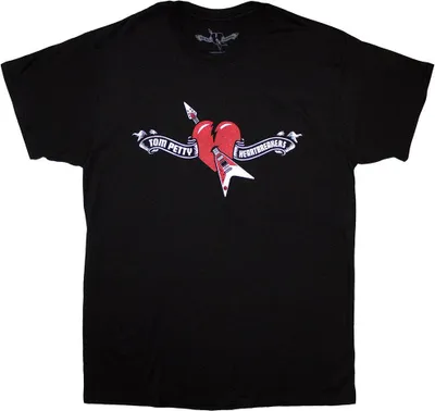 Produktbild von Tom Petty & The Heartbreakers - T-Shirt Logo für Herren/Damen Uni RO13380 (L) (Schwarz)