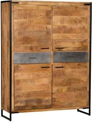 Produktbild von JEPOLO Highboard mit 4 Türen / 2 Schubladen - 4 Einlegeböden