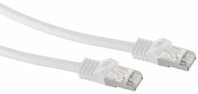 Immagine prodotto di Cavo patch RJ45 con cavo CAT 7 grezzo PIMF bianco 10 m