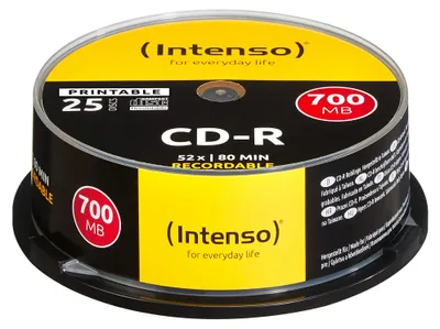 Produktbild von Intenso CD-R 80min/700Mb 52x (25) printable