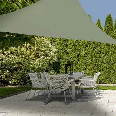 Produktbild von Schattentuch - dreieckig - 360 cm - grun