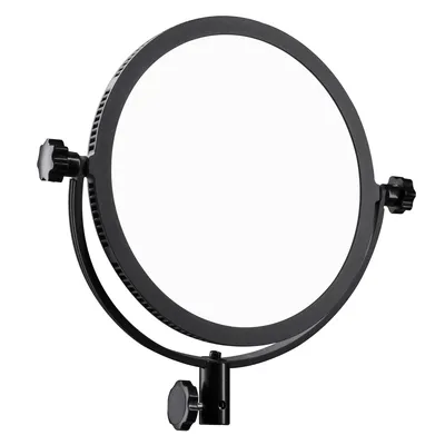 Produktbild von Walimex pro Soft LED 300 Round Daylight Flächenleuchte, leistungsstarke Videoleuchte 30 W, runde Studioleuchte mit U-Halterung, LED Leuchte mit Farbtemperatur 5600 K
