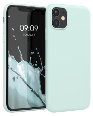Produktbild von kwmobile Handyhülle für Apple iPhone 11 Hülle - TPU Case - Kabelloses Laden - Schutzhülle Cover in Cool Mint