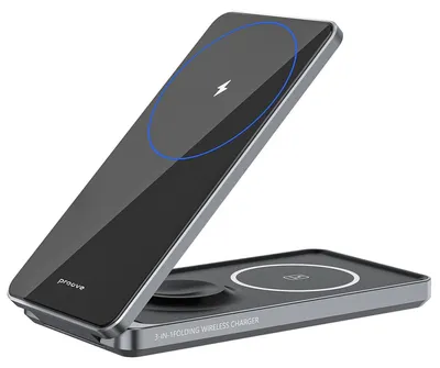 Obrázok produktu pre Proove Bezdrôtová nabíjačka Metal Edge 3 v 1, sivá