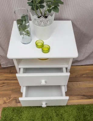 Produktbild von Nachtschrank weiß