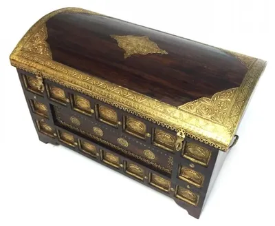 Immagine prodotto di Cassapanca orientale in legno Yaprak XXL - 90 cm | Panca vintage con contenitore per l'ingresso | Contenitore con coperchio per il bagno | Cassapanca da letto come contenitore per cuscini o elemento decorativo in camera da letto