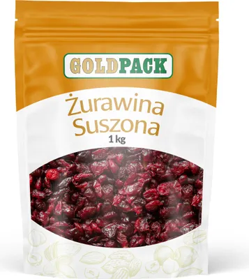 Obrázok produktu pre Żurawina Suszona Goldpack 1 kg