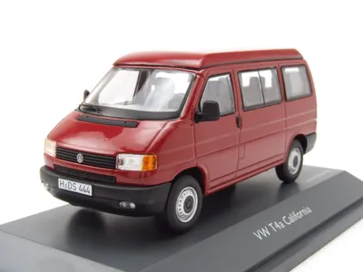 Produktbild von VW T4 a California rot Modellauto 1:43 Schuco