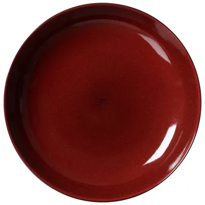 Immagine prodotto di Ritzenhoff & Breker Gambia Suppenteller, Pastateller, Tiefer Teller, Steinzeug, Rot, Ø 23 cm, 419955