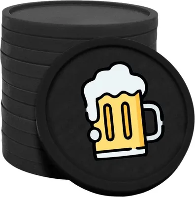 Immagine prodotto di CombiCraft Monete Birra / Monete Consumo Nere - Ø29mm - 100 pezzi