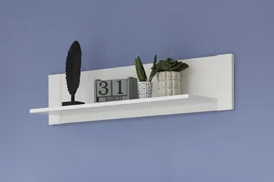 Obrázek produktu pro Regal >Alba< in Weiß - 96x22x22cm (BxHxT)