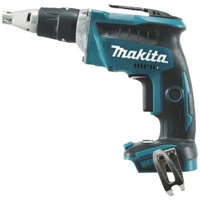 Produktbild von Makita DFS452Z, Schwarz, Blau, Grau, Gürtelklip, 4000 RPM, Akku, 18 V, Lithium-Ion (Li-Ion)