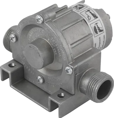 Imagen del producto de Bomba para taladros Wolfcraft con carcasa de metal: bomba de agua autocebante con una capacidad de hasta 3000 litros por hora, ideal como bomba de jardín o para vaciar líquidos