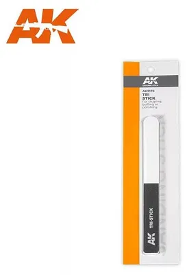Obrázok produktu pre AK Interactive S.L. AK-9178 Sanding Tri Stick / brúsna tyčinka trojstupňová