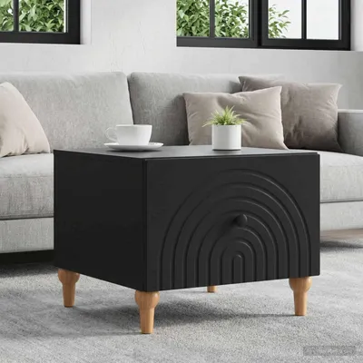 Imagen del producto de vidaXL Mesa de centro con cajones, color , 49 x 50 x 40 cm, fabricada en material de madera