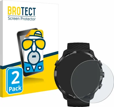 Produktbild von 2x BROTECT Schutzfolie für Suunto 7 Displayschutz Displayschutzfolie Folie Matt Entspiegelungsfolie