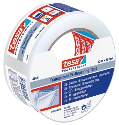 Obrázek produktu pro tesa fólie 4668 MDPE, 50 mm x 33 m, transparentní