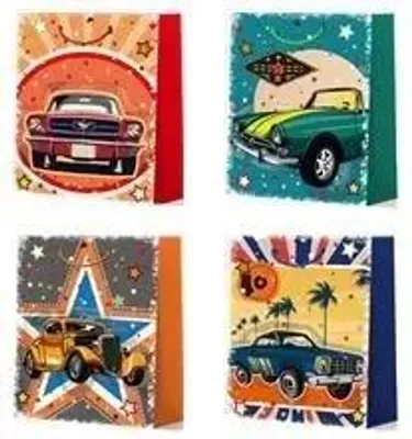 Image de Sachet cadeau M « Véhicules » (assortiment)