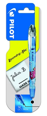 Produktbild von Wäschemarker Laundry Tec 0,65mm Rundspitze schwarz Packung mit 12 Stück