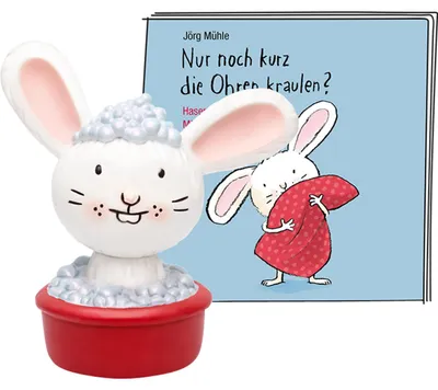 Produktbild von tonies Hasenkind Nur noch kurz die Ohren kraulen? Hasenkinds Mitmach-Geschichten, Spielzeug-Spieldosenfigur, 3 Jahr(e), Schwarz, Rot, Weiß