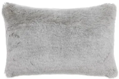 Produktbild von Casa Padrino Luxus Kunstfell Kissen Hellgrau 60 x 40 cm - Wohnzimmer Deko Accessoires